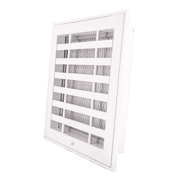 12x12 air return grille with washable filter by EZ Flow Diffusers