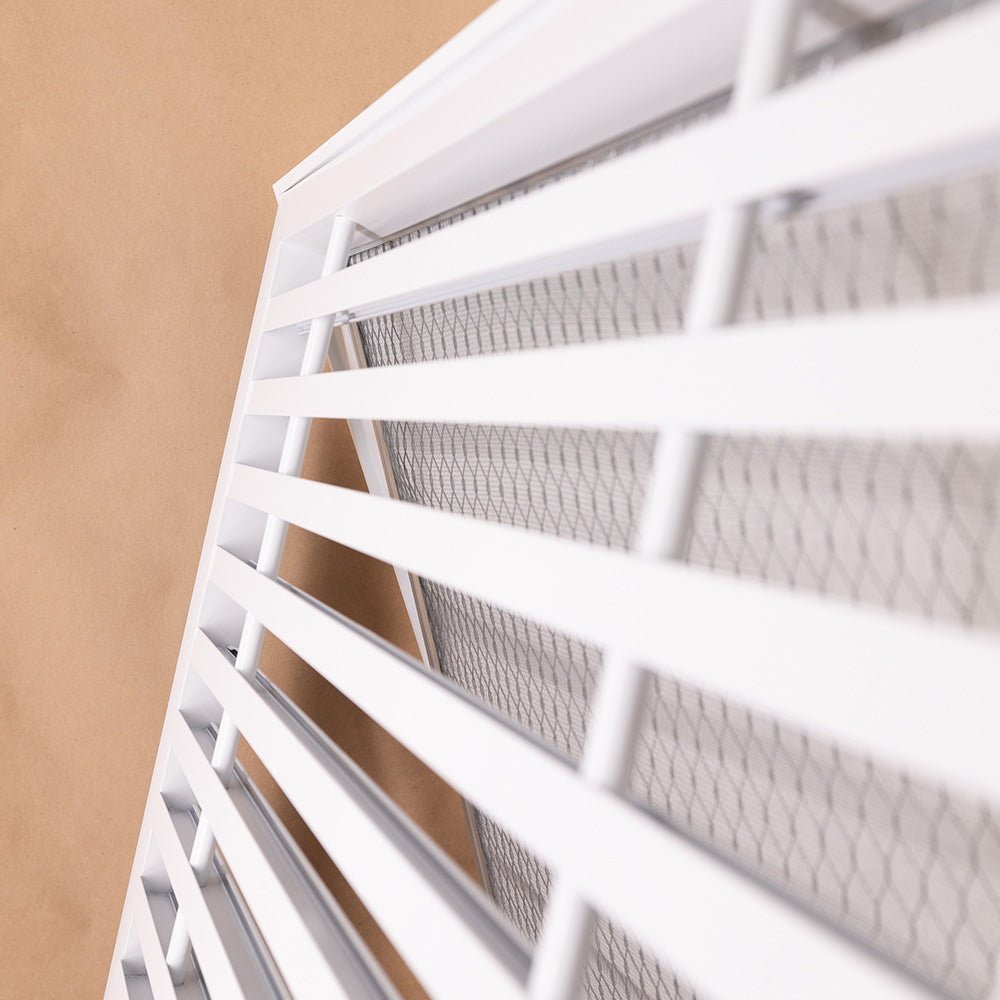 Architectural 30x18 air return grille with durable vented design