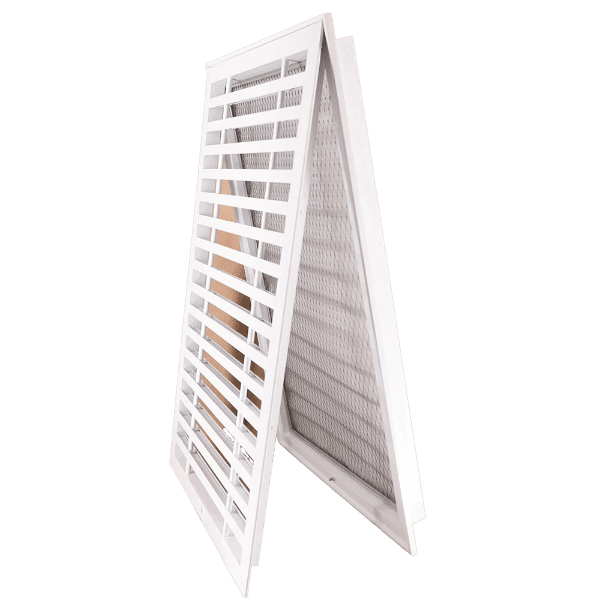 Architectural 30x20 air return grille with durable vented design