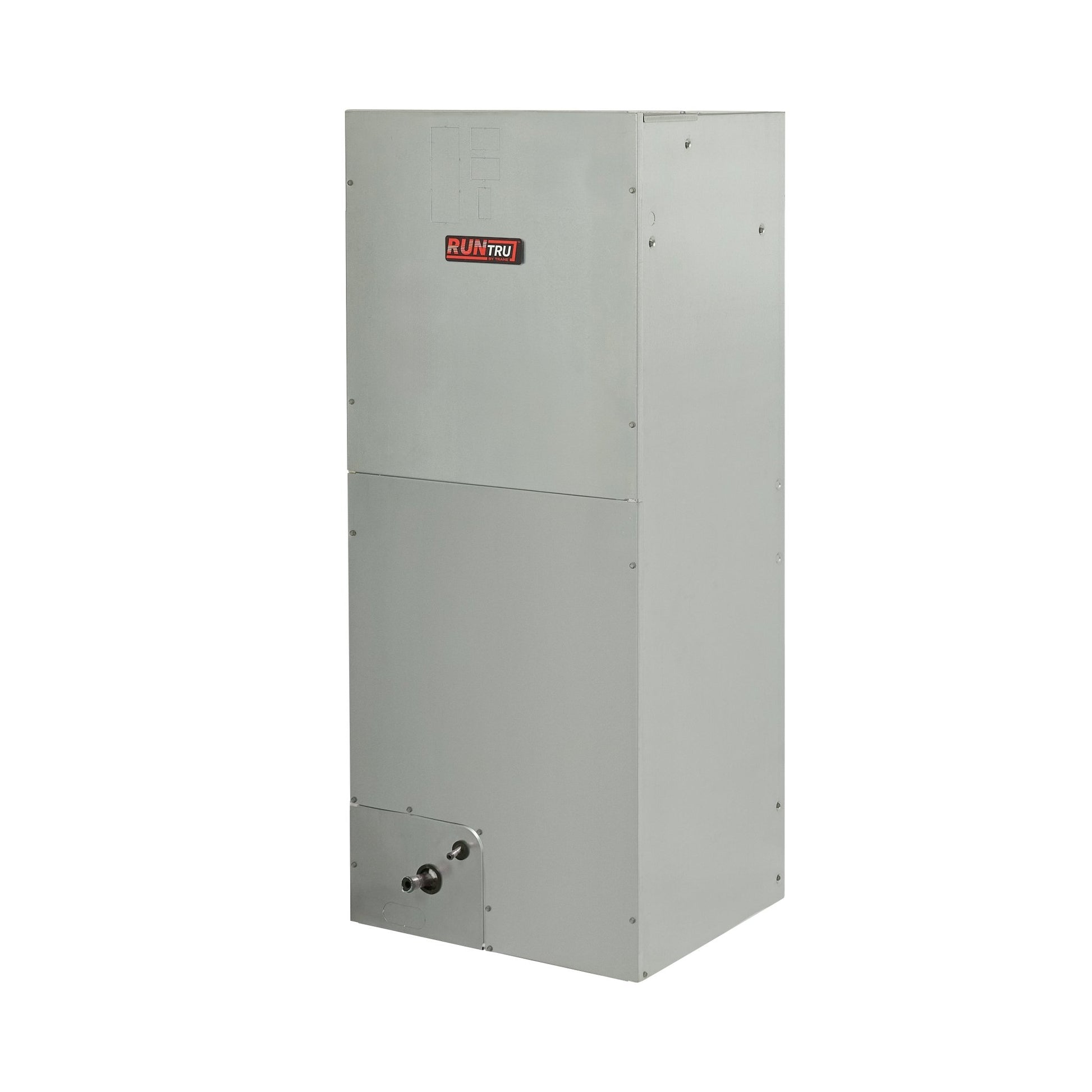 RunTru A5AHC air handler side view for split HVAC system