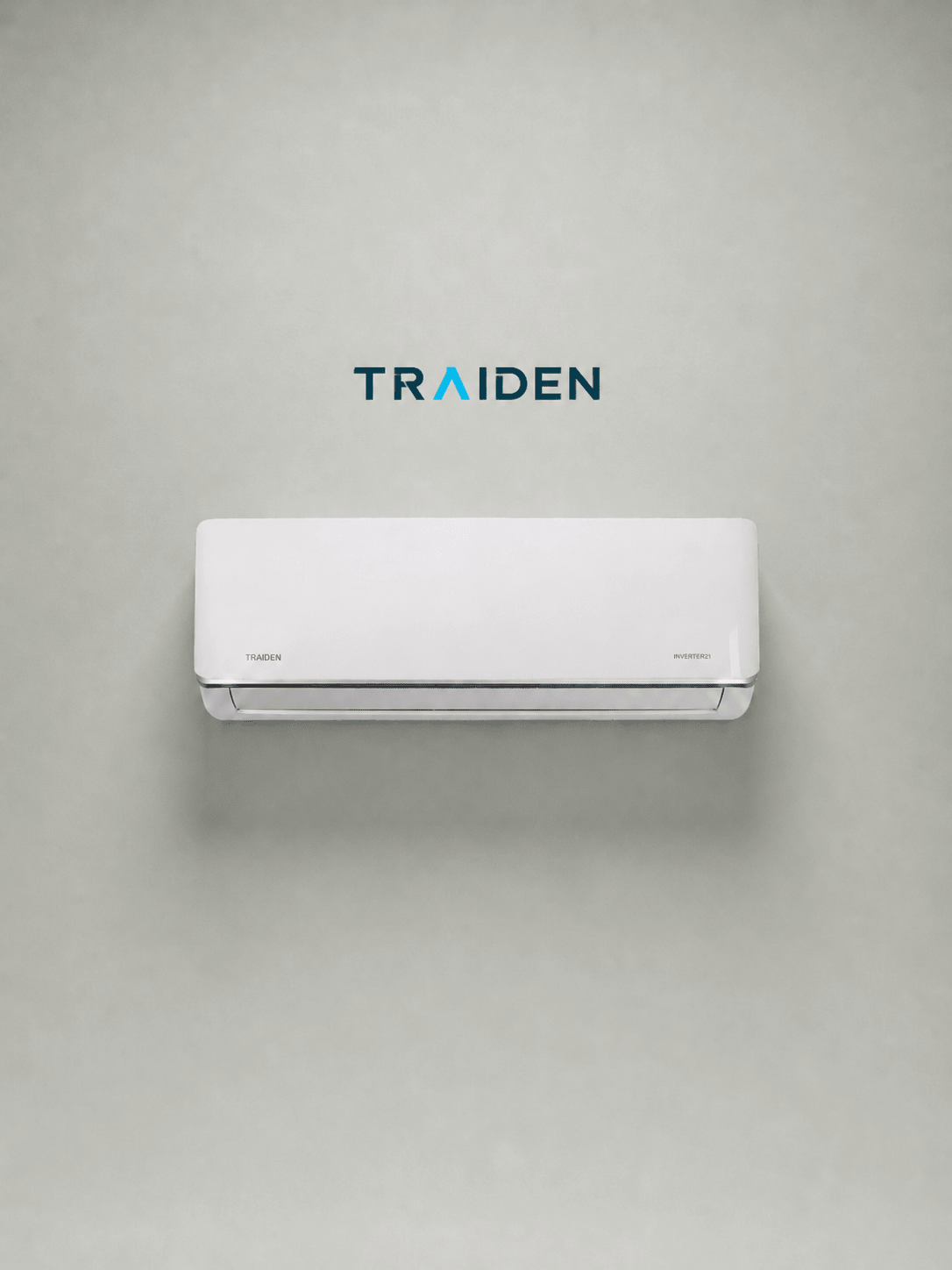 Traiden inverter mini-split indoor unit mounted on a wall